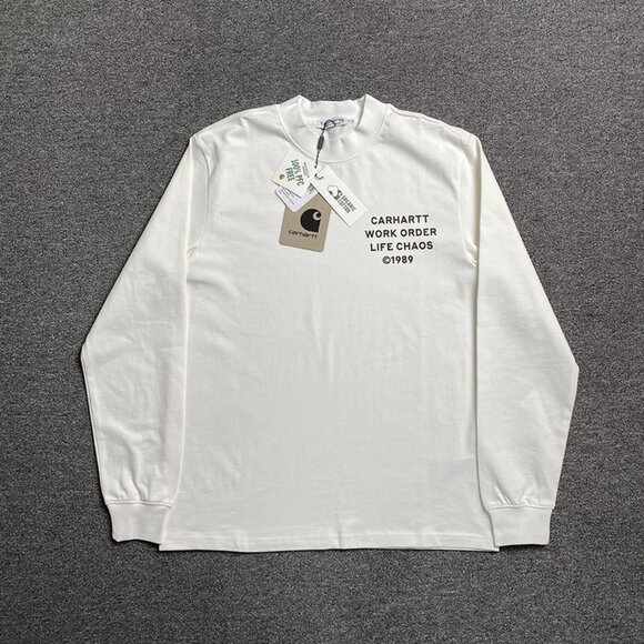 Carhartt White Hammer Print Long Sleeves